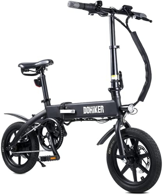 Fafrees Bicicleta Eléctrica, Bicicleta Eléctrica de 14 Pulgadas 250W 10Ah 36V 25km / h Batería Extraíble de Iones de Litio, Bicicleta Eléctrica Plegab