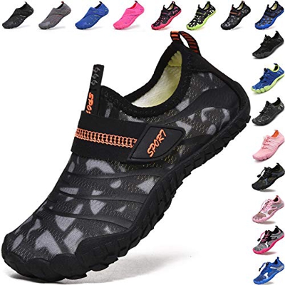 Lvptsh Zapatos de Agua para Niños Zapatos de Playa Secado Rápido Descalza Escarpines de Verano Deportes Acuáticos Swim Beach Surf Yoga 29-38 EU