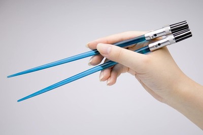 Star Wars Luke Skywalker Sable de Luz Palillos Azul Kotobukiya Japón