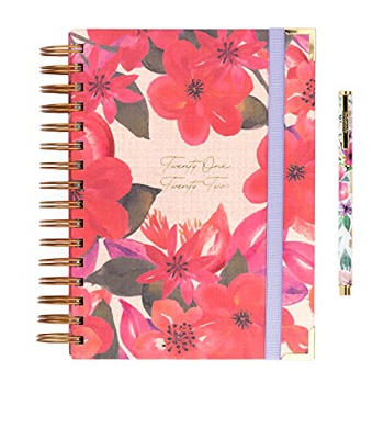 Takenote Agendas - Isabella - Agenda Académica 2021-2022 - Día Página- Dietario Castellano e Inglés -416 páginas- Tamaño A5 - 16 x 21 cm- Anillas en b