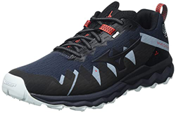Mizuno Wave Daichi 6, Zapatillas para Carreras de montaa Hombre, Indiaink Blk Ignitionred, 46 EU características