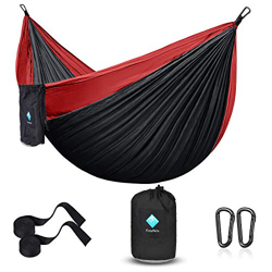 ERUW Camping Hamaca, Hamaca Ultraligera para Viaje y Camping Portátil Paracaídas Secado Rápido, Columpio de Nailon 210D para Patio & Jardín Hamaca (55 en oferta