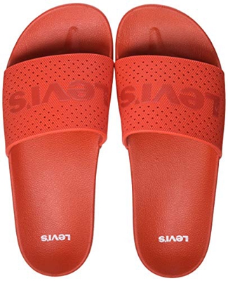 Levi's June Perf, Sandalia Hombre, Brillant Orange, 42 EU