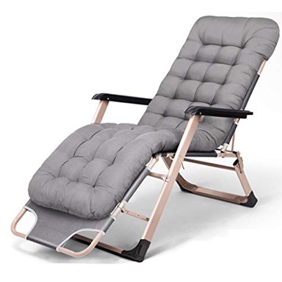Ksoatsi Relajante Sillón,con Almohadas y Cojines,Silla Plegable De Gravedad Cero Tumbona reclinable tumbonas Plegables, para Playa, jardín y Piscina, 