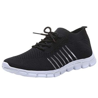 Zapatillas de Deporte Respirable para Correr Deportes Zapatos Running Cojines de Aire Calzado Mecedora Net para Estudiante Volar Zapatos Deportivas de