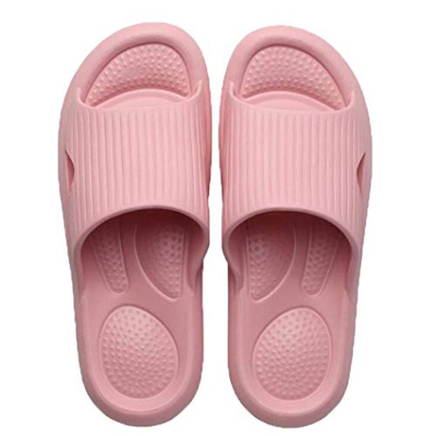 Veluckin Mujeres Zapatillas de Masaje Zapatos de Piscina Chanclas de Playa para Hombre Baño Antideslizante EVA Masajes,2151 Rojo,39/40 EU