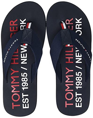 Tommy Hilfiger Floyd 54D, Chanclas Hombre, Cielo del Desierto, 42 EU