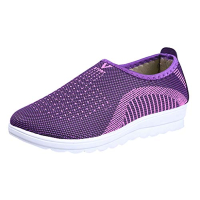 Zapatos Ligeros de Malla Transpirable para Caminar al Aire Libre para Mujeres Zapatillas Trail Running Mujer Cómodos Calzado Plana Casual Mocasines Tr