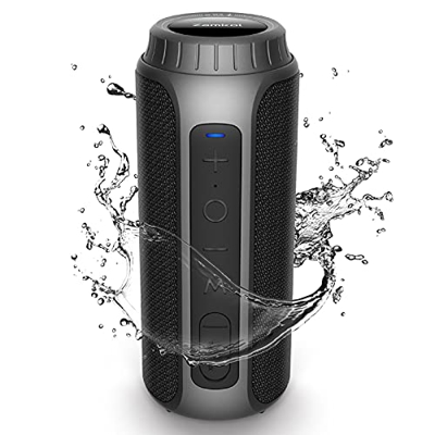 Zamkol Altavoz Bluetooth Potente 30W, Sonido Estéreo TWS, Impermeable IPX6, Altavoz Bluetooth Portatil, Bluetooth 5.0, Graves Mejorados, AUX-in, Tipo-