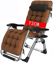 Tumbona de jardín portátil con reposacabezas Acolchado y colchón Respaldo Plegable Ajustable Tumbona de Sol Peso máximo 200 kg para Acampar en la Play en oferta