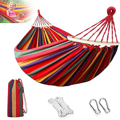 Hamaca Outdoo, 280 cm x 150 cm, carga de 300 kg, ultraligera, para viajes, camping