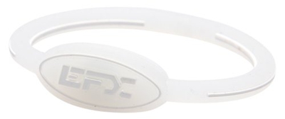 EFX Oval Pulsera Silicona, Hombre, Blanco, 8