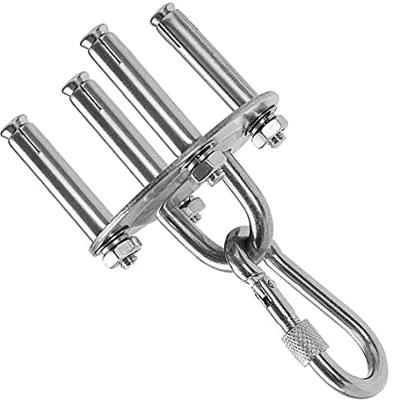 ANHORTS Soporte Saco Boxeo, Hamaca Soporte Ganchos, Gancho Pared Anclaje, Conectar Utilizada para Colgar Silla Columpio Canasta Colgante, Inoxidable