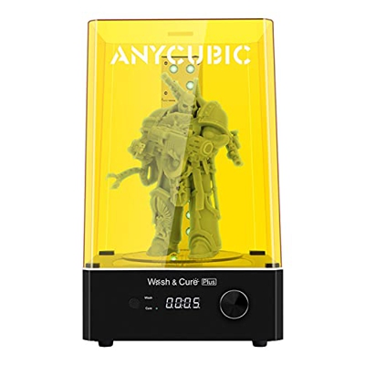 ANYCUBIC Wash & Cure Plus - Máquina de lavado y endurecimiento 2 en 1 para impresoras LCD/DLP/SLA 3D con mesa de endurecimiento giratoria 360°, tamaño