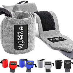 EVERFLY Muñequeras Crossfit Gym Ajustables 2 uds - Deportiva Musculación Gimnasio Calistenia - Hombres y Mujeres - Halterofilia Flexiones Fitness - Le en oferta