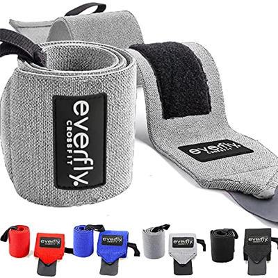 EVERFLY Muñequeras Crossfit Gym Ajustables 2 uds - Deportiva Musculación Gimnasio Calistenia - Hombres y Mujeres - Halterofilia Flexiones Fitness - Le