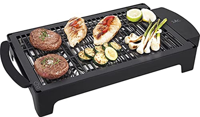 Jata EBQ2 Electro barbacoa, 2000 W, Negro