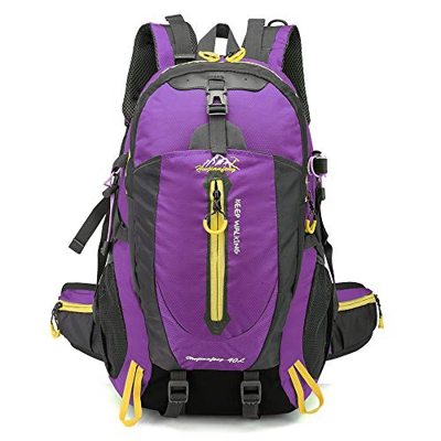 Lixada 40L Resistente al Agua Mochila, Portátil Mochila Trekking, Laptop Daypack, Durable Impermeable, para Escalada, Viajes, Actividades al Aire Libr