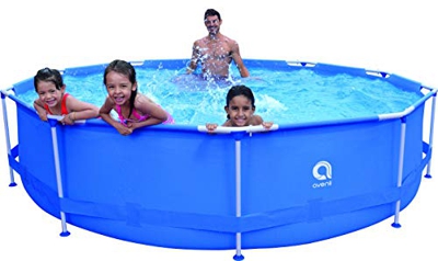 Jilong - Piscina Redonda con Estructura Sirocco Azul, Azul