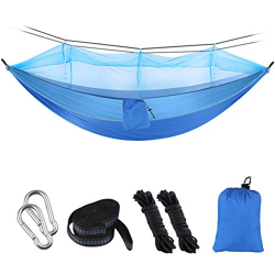 Viaje y Camping Hamaca, Sooair Mosquitero Hamaca Ultra Ligera para Viaje y Camping, 300kg de Capacidad de Carga, Nylon Portátil Paracaídas Secado Rápi en oferta