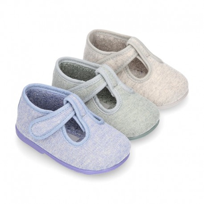 Pepito Bebé Niño Casa Lona Punto Colores Pasteles Suela Super Flexible. 18 Gris Perla