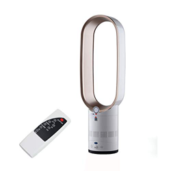 Ventilador Sin Aspas, Enfriador De Aire De Seguridad De Iones Negativos Silencioso De Suelo, Ventilador De Torre Con Control Remoto Y Función De Oscil precio