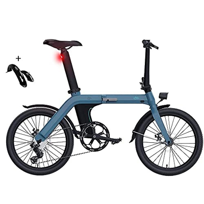 Bicicleta eléctrica Plegable para Adultos FIIDO D11, Bicicleta de montaña para Hombre de 20" con Motor de 250 W, batería de 36V 11,6Ah, el Cuerpo Pesa
