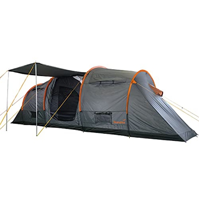 Skandika Trivelig - 6 Personas - Tienda de campaña Familiar - 2 cabinas oscuras para Dormir - Suelo de la Tienda Cosido - Impermeable - 3000 mm de Col