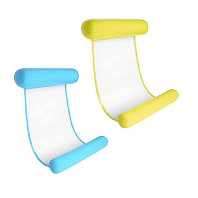 Xnuoyo Water Hammock Cama Flotante Inflable 4-en-1 Piscina Playa Flotante Hamaca de Agua Portátil para Adultos y Nños