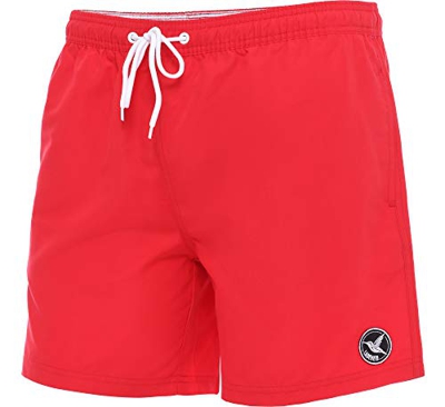 Ladeheid Bañador de Natación Short Baño Hombre LA40-128 (Rojo, 5X-Large)