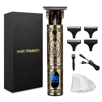 Maquina Cortar Pelo Profesional, Cortapelos Hombre Maquinilla Cortar Pelo Profesional Recortadora de Pelo con Pantalla Digital LCD Recortadora Maquina