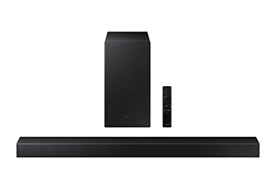 Samsung Barra de Sonido HW-A430 - Dolby Digital 2ch, DTS 2.0ch, Potencia de Sonido 270W, Subwoofer Incluido, Refuerzo de Bajos, Modo Juego, Sonido Int