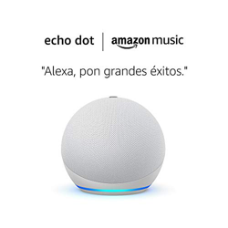 Amazon Echo Dot (4.ª generación) tela de color blanco + Amazon Music Unlimited (6 meses GRATIS con renovación automática) características