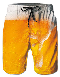 Spreadhoodie Hombre Cerveza Bañadores Moda 3D Patrón Impreso Secado Rápido Bañadores Natacion Ligero Shorts Tallas Grandes para Playa Vacaciones XL en oferta