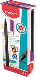 Maped 749103 gráfico Peps – Bolígrafo de tinta Marshmallow, color SWEETY. caja de 12 unidades en oferta