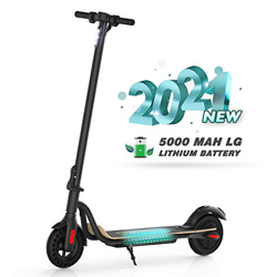 Mtricscoto Patinete electrico Adolescente, Ajustable la Altura, 5000 mAh, 23km/h. (Pink) precio