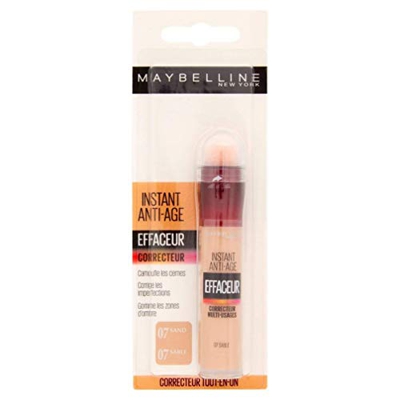 Maybelline New York - Anti-cernes/Correcteur Fluide - Instant Anti-Age L’Effaceur - 07 Sable - 6,8 ml