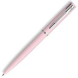 Waterman Allure bolígrafo, Lacado en color rosa pastel mate con adornos cromados, Punta mediana, Tinta azul, Con estuche de regalo características