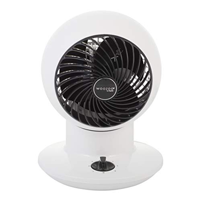 Iris Ohyama PCF-SM12 Woozoo - Ventilador de Mesa Mini, Silencioso, Compacto, 18 W, 11 m2, color Blanco
