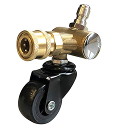 XIE Acoplador pivotante de latón|Adaptador para arandelas de alta presión Consejos limpiador de chasis con rueda giratoria, 1/4 pulgada de desconexión en oferta