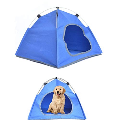 WFWUK Tipis para Perros Mascota Tiendas De Campaña Casitas para Gatos Perro Impermeable Tienda Plegable Cama De Gato Gato Al Aire Libre Casa Cama para
