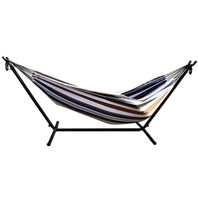 Soporte de hamaca con revestimiento de alto rendimiento de 9 metros, portátil, ahorra espacio, con bolsa de transporte