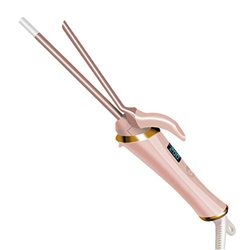 ValaVie Rizador de pelo de 9 mm, con revestimiento de turmalina antiestática, color rosa características
