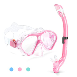 Glymnis Gafas de Buceo para Niños Gafas Snorkel Seco Completo Kit de Snorkel Máscara de Buceo y Snorkel Seco Set Máscara Set de Snorkel Profesional Vi precio
