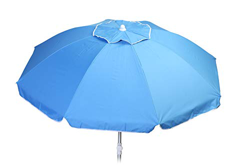 Sombrilla Playa Aluminio 200cm Proteccion UV varillas fibra vidrio techo antiviento tejido reforzado funda transporte con asa en oferta