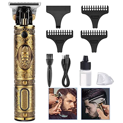 Maquina Cortar Pelo Profesional Hombre Cortapelos USB Recargable Barbero Inalámbrico,Recortadora de Barba Kit Silencioso Trimmer Electrica Hair Clippe