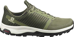 Salomon Outbound Prism GTX Zapatillas De Sanderismo Impermeables De Hombre, Verde oliva (Deep Lichen Green/Olive Night/Vanilla Ice), 47 1/3 EU características