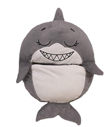 Happy Nappers, tiburón, la Almohada 2 en 1 Que se transforma en Saco de Dormir – Vista a la televisión, tamaño Mediano – Tamaño Abierto, 127 x 50 cm,  precio