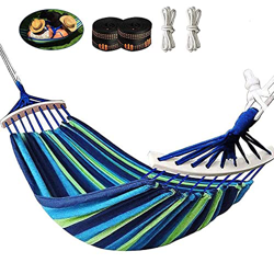 Yuxuan store Hamaca de 280 cm, para exteriores, jardín, para interior o camping, color azul precio