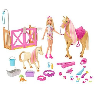 Mattel UK-Barbie Groom And Style Horse NUEVO
